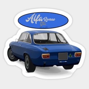 ALFA ROMEO GTA Blue Back Sticker